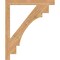Ekena Millwork Merced Block Smooth Bracket, Western Red Cedar, 3 1/2"W x 38"D x 46"H BKT04X38X46MRC05SWR - alternate 4